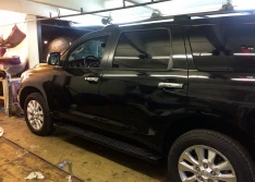 Оклейка полиуретановой пленкой авто Toyota Sequoia