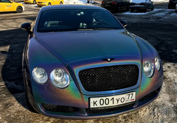 Оклейка полиуретановой пленкой&nbsp;Bentley Continental GT&nbsp;