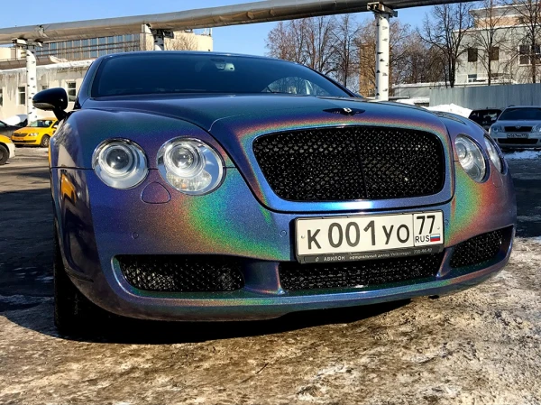 Оклейка полиуретановой пленкой&nbsp;Bentley Continental GT&nbsp;