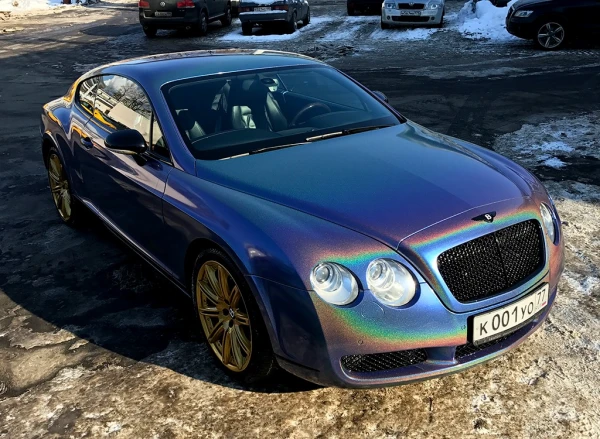 Оклейка полиуретановой пленкой&nbsp;Bentley Continental GT&nbsp;