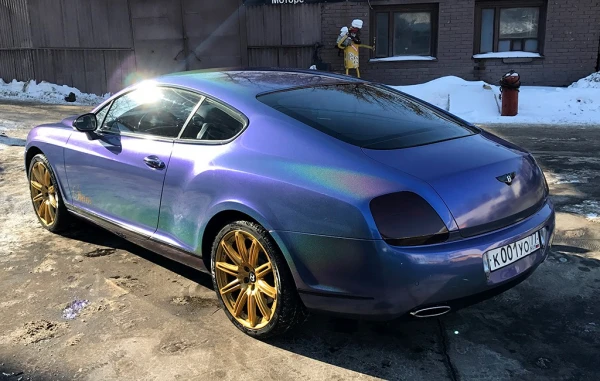 Оклейка полиуретановой пленкой&nbsp;Bentley Continental GT&nbsp;