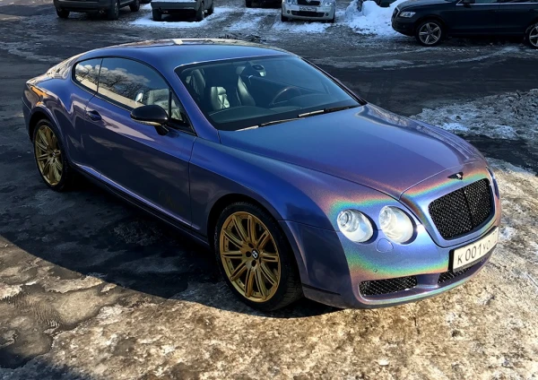 Оклейка полиуретановой пленкой&nbsp;Bentley Continental GT&nbsp;