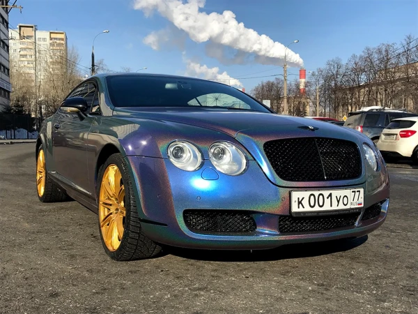 Оклейка полиуретановой пленкой&nbsp;Bentley Continental GT&nbsp;
