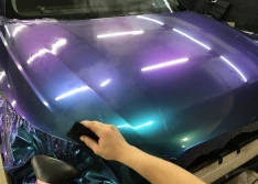 Тюнинг Audi a2 виниловой пленкой Ultramarine