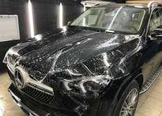 Цена оклейки антигравийной пленкой Mercedes GLE