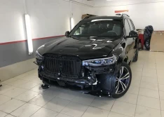 Защита авто Bmw x7 полиуретановой пленкой.