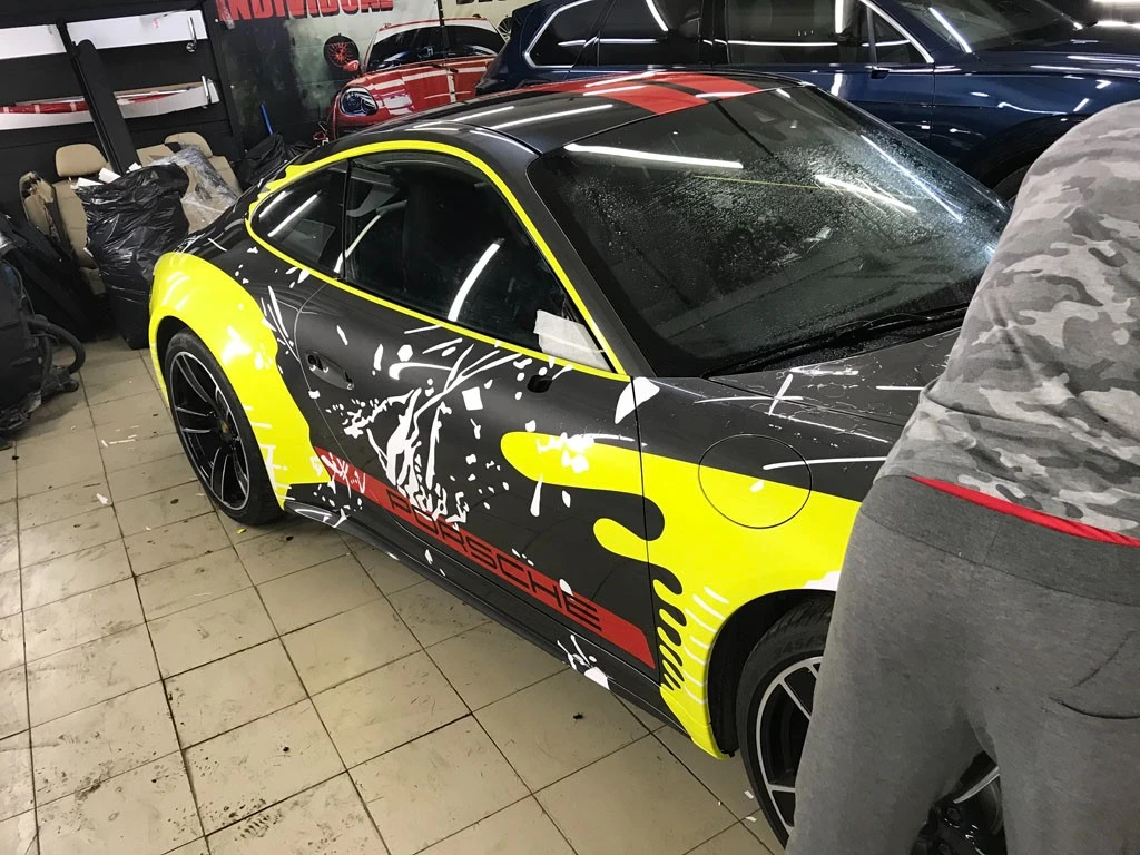 Стайлинг пленкой порше 911