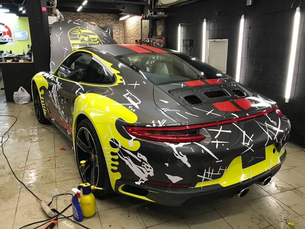 Виниловые наклейки порше 911