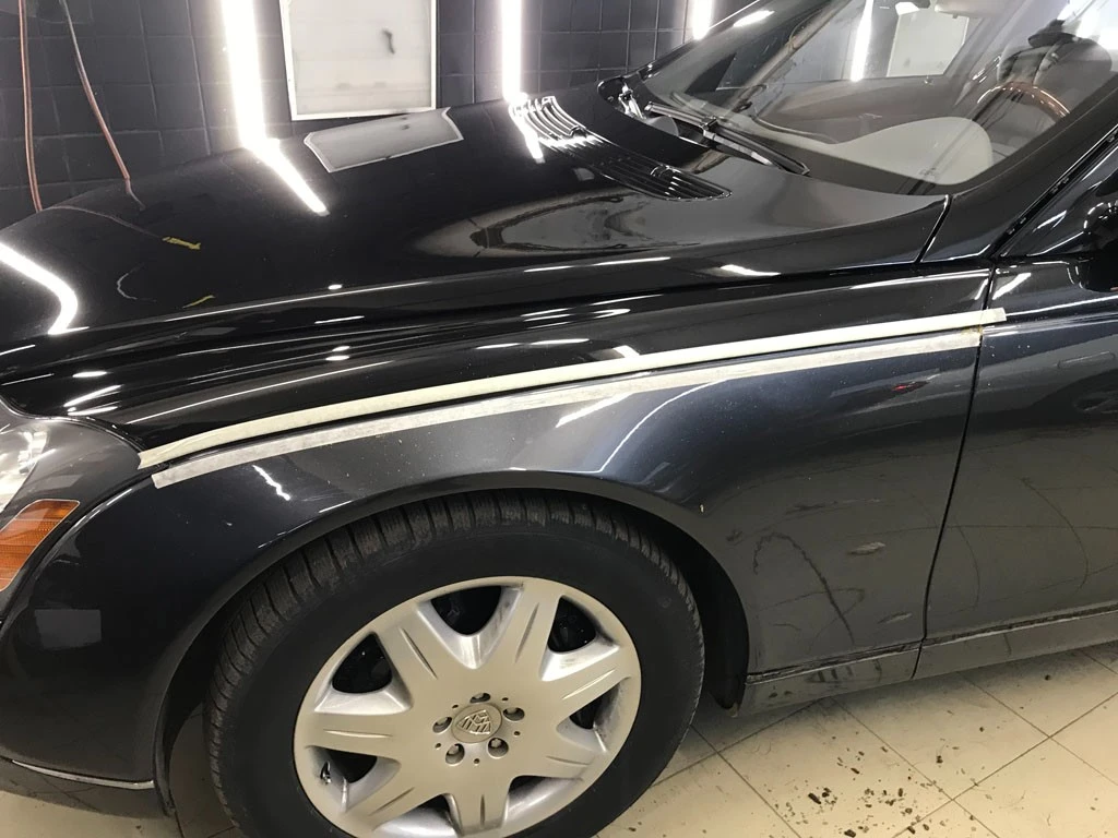 Реставрация молдингов Maybach 62