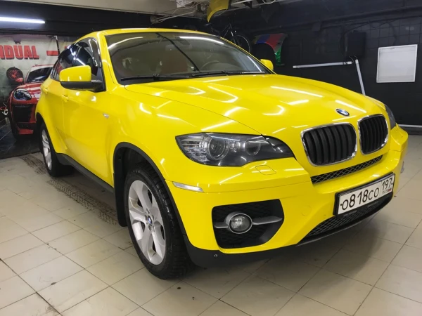 Bmw e71 оклейка виниловой пленкой