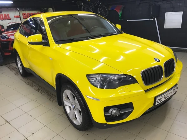 Bmw e71 оклейка виниловой пленкой
