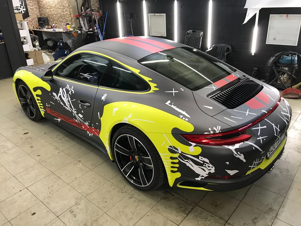 vinyl wrap porsche 911