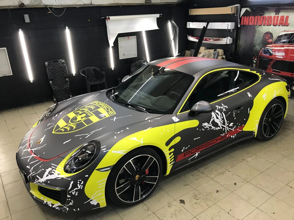 vinyl wrap porsche 911