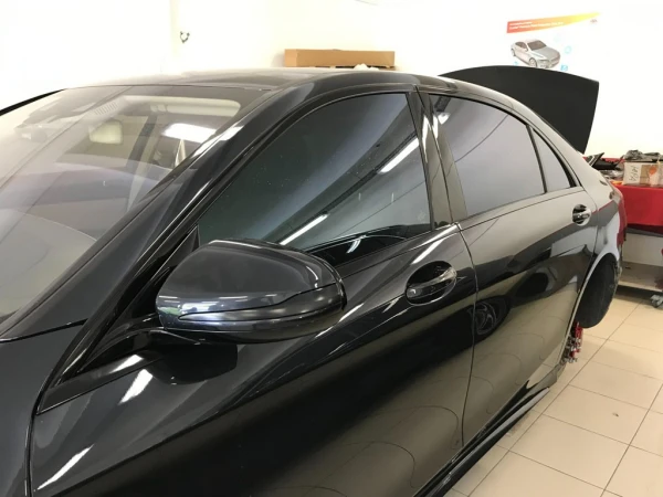Тонирование хрома mercedes 222