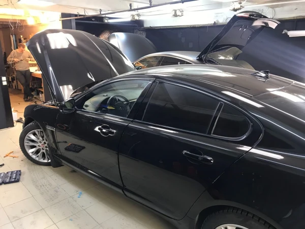 Антихром jaguar xf