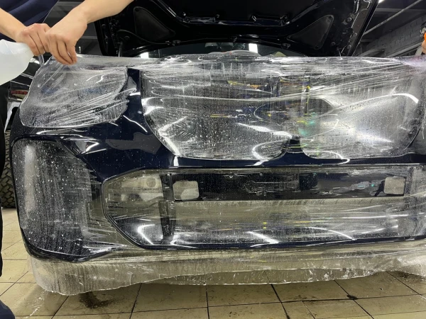bmw 7 g12 оклейка переднего комплекса