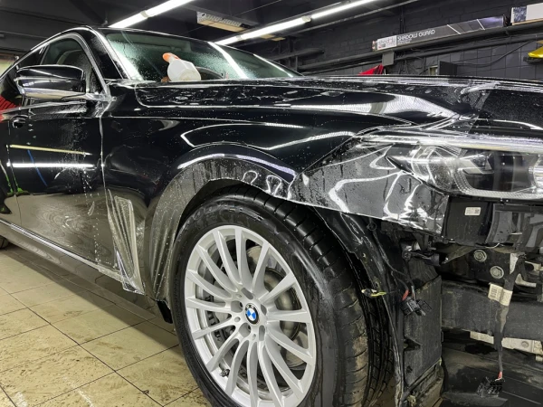 bmw 7 g12 оклейка переднего комплекса