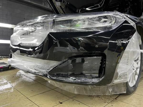 bmw 7 g12 оклейка переднего комплекса