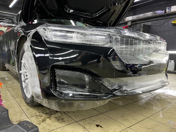 bmw 7 g12 оклейка переднего комплекса