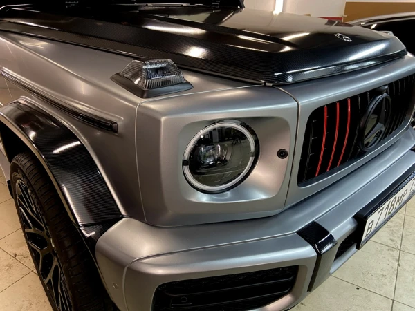 матовый сатин на mercedes g-class
