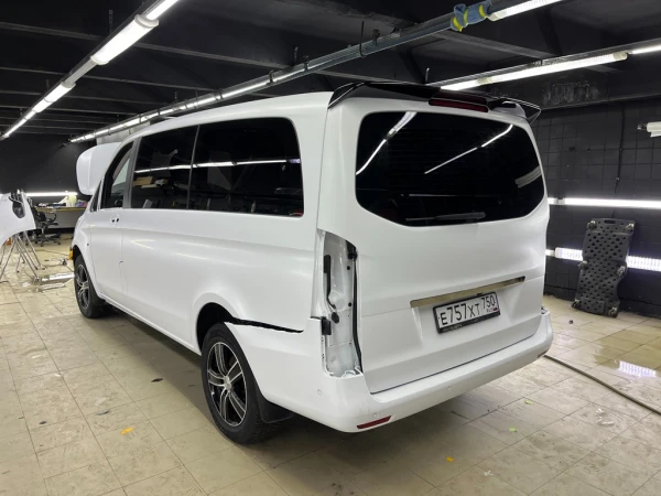 mercedes v class prozrachnyj matovyj poliuretan  