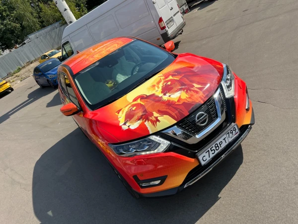 nissan xtrail vinilografiya  