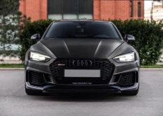 Оклейка Audi TT в черный алюминий 