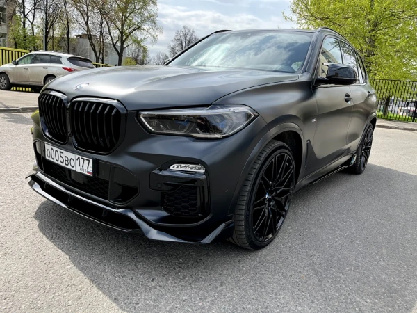 оклейка bmw x5 g05 матовый сатин
