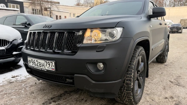 Оклейка JEEP в цветной черный полиур