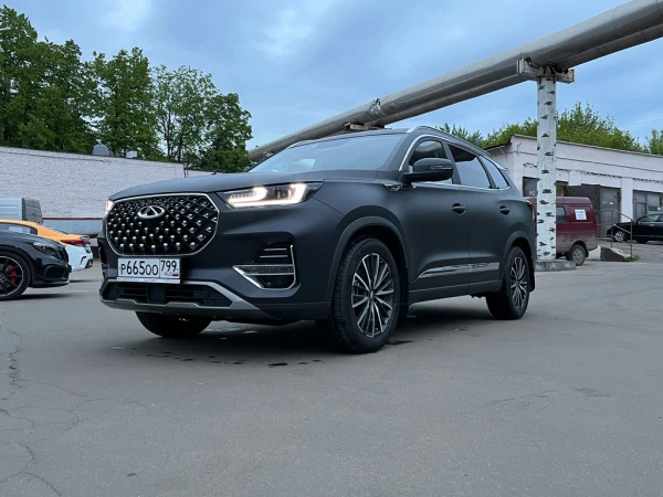 Оклейка матовым полиуретаном Chery Tig