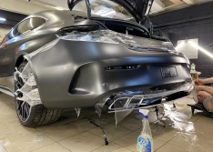 Оклейка матовым полиуретаном Mercedes-AMG C 63 W205