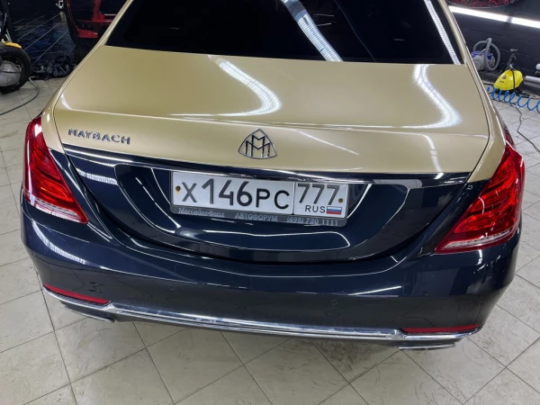 Оклейка Maybach w222 в цветной полиуретан