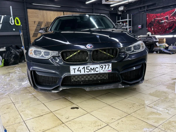 oklejka tsvetnym poliuretanom nardo grey bmw 3  2