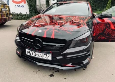 Оклейка в винилографию Mercedes CLA 