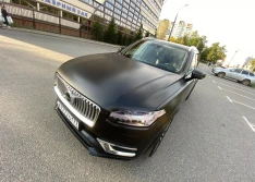 Оклейка Volvo xc90 в сатин полиуретан