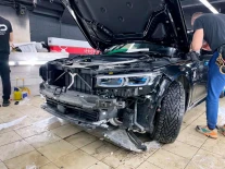 Оклейка полиуретановой пленкой bmw 7 
