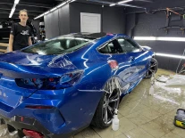 Оклейка полиуретановой пленкой bmw 8 