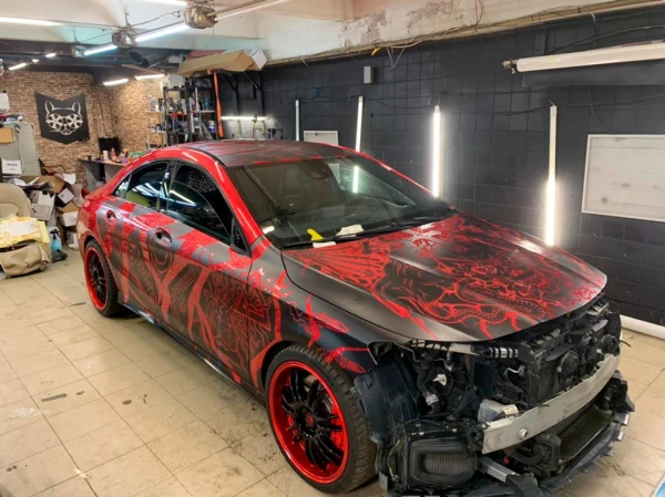 Оклейка полиуретановой пленкой Mercedes-Benz CLA